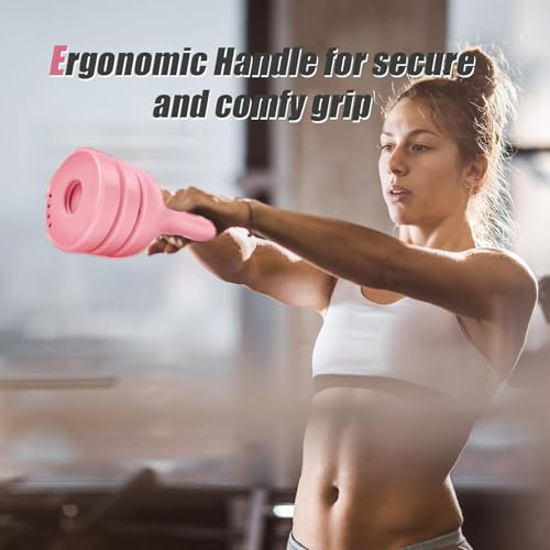 Adjustable Kettlebell Weight Set: 3-in-1 Kettlebells (5lbs 8lbs 12lbs) for Home Gym Full-Body Workout Strength Training Weight Loss | Good for Beginners - Image 5