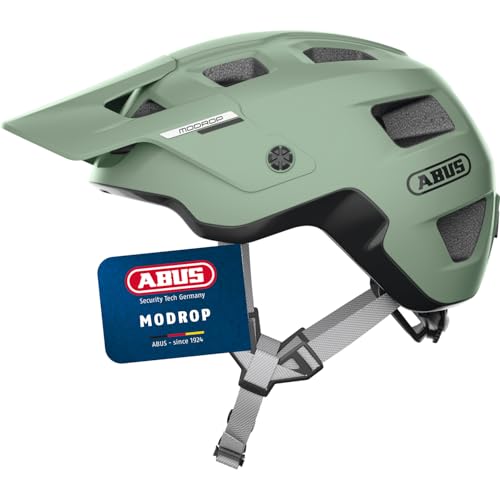 Casque VTT MoDrop ABUS vert taille S pour cycliste de montagne