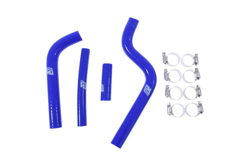 avdb-moto Kit Tuyaux/Durites de Radiateur compatible avec YAMAHA YZ 125 / YZ125 1996-2001 (Bleu)