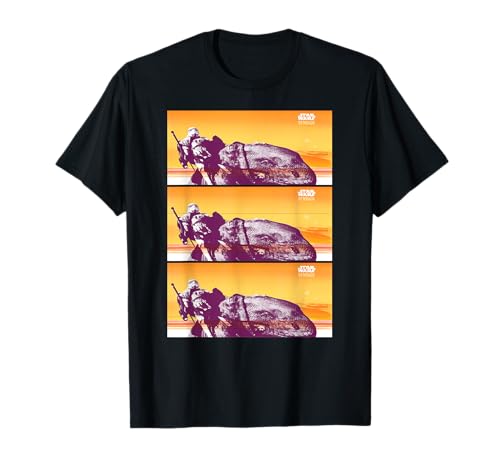 T-shirt Star Wars Dewback en coton durable qui ne se déforme pas au lavage
