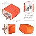 MUQIDA 12V Speed Adjustable 2 Pin LED Flasher Relay, Electronic Hazard Warn Turn Signal Bulbs Hyper Flash Relay, LED Indicator Light Blinker Relays for Most Cars Motorcycles (Orange)