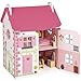 Produktbild Janod - Mademoiselle Holz-Puppenhaus, 3 Etagen und mit 11 Zubehörteilen, Spielzeugnachbildung, entwickelt die Fantasie, ab 3 Jahren, J06581, Rosa