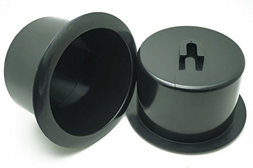 Pmsanzay ? Pack of 2 ? Black Plastic Recliner-Handles Replacement Cup Drink Holder Insert for sectional Couch Sofa Marine Boat Rv Couch Recliner Car Truck Poker Table Car Insert Cup Holder