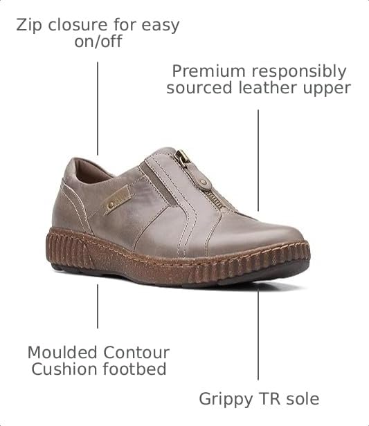Image of Clarks Womens Magnolia Zip