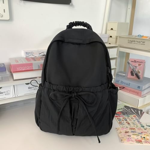 16.54 Inch Daily Backpacks for Women, Laptop Backpack for Work, Travel, Lightweight Waterproof, Sport Rucksack Bag (Black)3