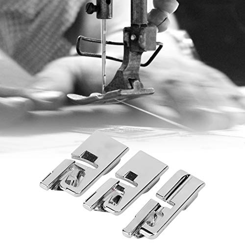Set de 3 pies para dobladillo enrollado para máquina de coser miniatura 2
