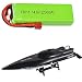 Ssccgym Classic Remote Control Boat Fast and Big Equipped with Brushless Motor The Maximum Speed is 60km/h Length 65cm Feilun ft011 FT011