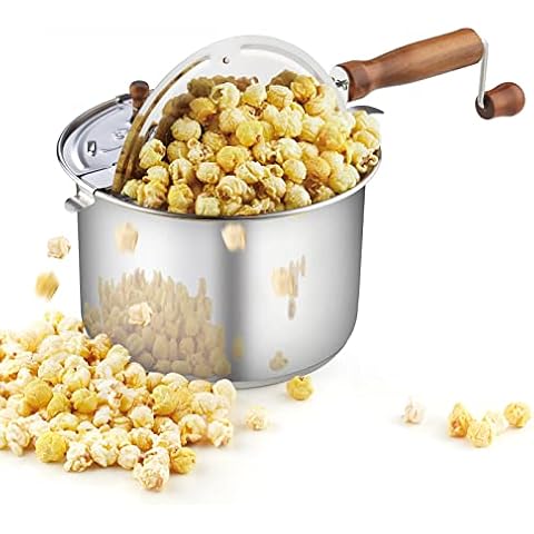 Cook N Home 6 qt Stainless Steel Popcorn Popper Cover