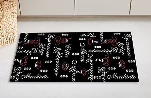Mani Textile - Tapis Espresso Noir Coloris - Noir, Dimensions - 60x120