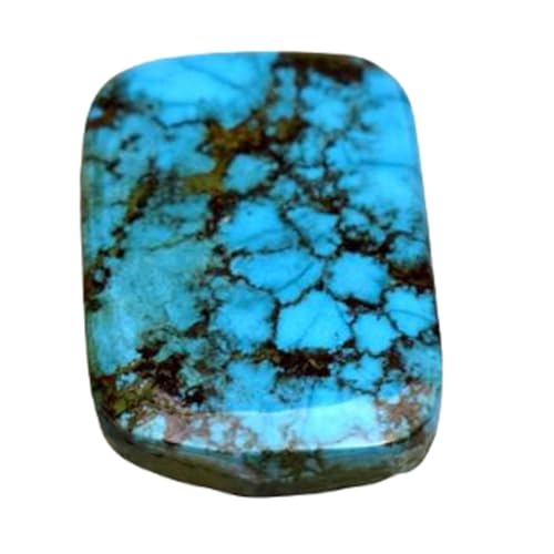 Turquoise naturelle cabochon 14.95mm pour fabrication de bijoux bague et collier
