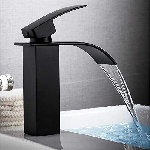 Robinet de lavabo eau chaude et froide JCAKES avec mitigeur cascade précis