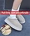 Hoaeiewds Fashion plush platform slippers Women's trend Mini Fleece Lined boots Platform boots Outdoor indoor slippers Anti slip boots Short ankle boots(Sand-40)
