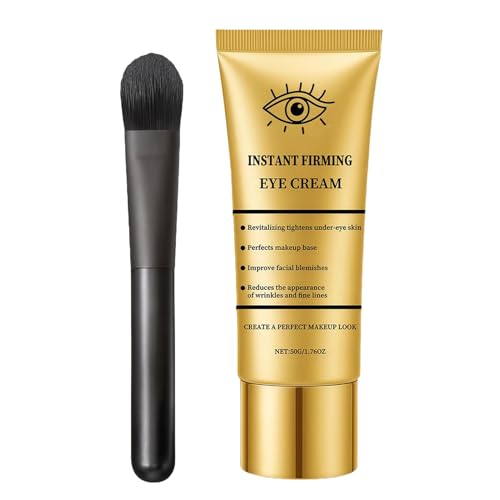 Crema Firmante Para Ojos - Tratamiento Natural De 50ml Para El Contorno De Ojos | Tratamiento Natural Hidratante para Mujeres Hombres Mañana Noche Tras Dormir Maquillaje Hogar Viaje