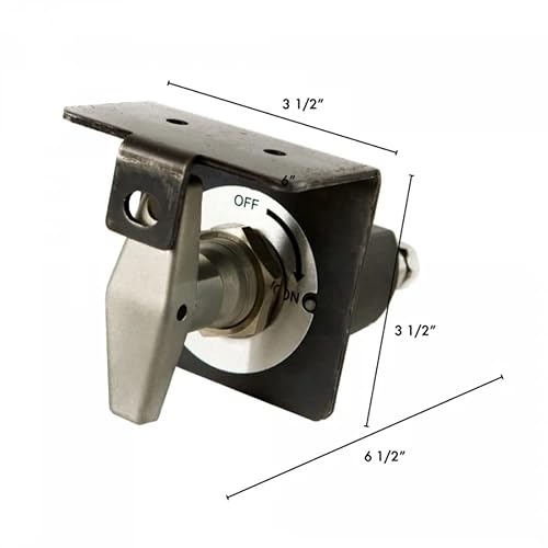 Miniatura 3 de WirthCo Battery Doctor 20247 - Interruptor de desconexión de batería con placa de bloqueo, interruptor de apagado para automóviles, barcos,