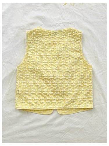 MakeMeChic Women's Floral Print Tie Front Vest Outerwear Sleeveless V Neck Boho Vests2