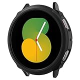 Spigen Liquid Air Armor Designed for Samsung Galaxy Watch 5, Galaxy Watch 4 Case 40mm (2022/2021) - Matte Black