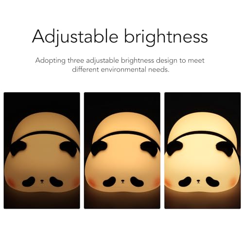 Veilleuse LED panda et sa lumière douce pour rassurer bébé