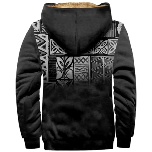 Mens Zip Up Hoodie Heavyweight Camo Hoodie Thick Fleece Lined Jacket Fall Fashion Coat Warm Winter Outwear4