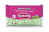 Bactericida y fungicida Inodorina Toallitas Desinfectantes para Perros y Gatos Refresh Clorhexidina (15 Unidades). Toallitas Húmedas de Higiene para Mascotas, Tejido Resistente Sin Alcohol.