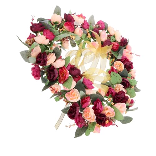 Generico Ghirlanda Decorativa Adornare Della Porta Di San Ghirlande Per Interni Arredamento Dell'arco Di Nozze Del Cimitero Fiore Del Cuore Accessori in Plastica