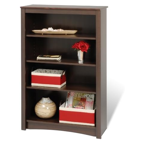 Prepac Home Espresso 4-shelf Bookcase Cover