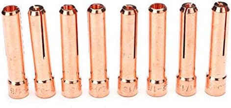 TIG Welding Torch Accessories 49Pcs Gas Lens Collet Body Assorted Size & Pyrex Glass Cup Welding Gun Kit For Tig WP-17/18/26