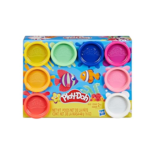 Brinquedo conjunto de massinha com 8 potes