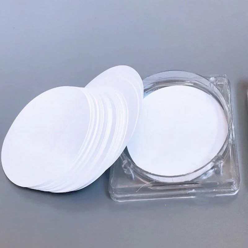 25 Pieces Laboratory Glass Fiber Membrane Filters 13mm to 200mm, Type 49 Microporous Dust Removal Filters(40mm)