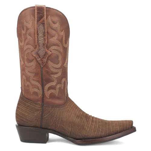 Dingo Boots Men's The Duke Western Boot, Brown, 10.5 X-Wide