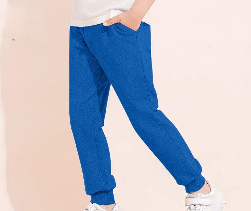 Cotton Casual Athletic Solid Pocket Pull On Pants for Boy & Kids& Toddlers ，Active Jogger Sweatpants3