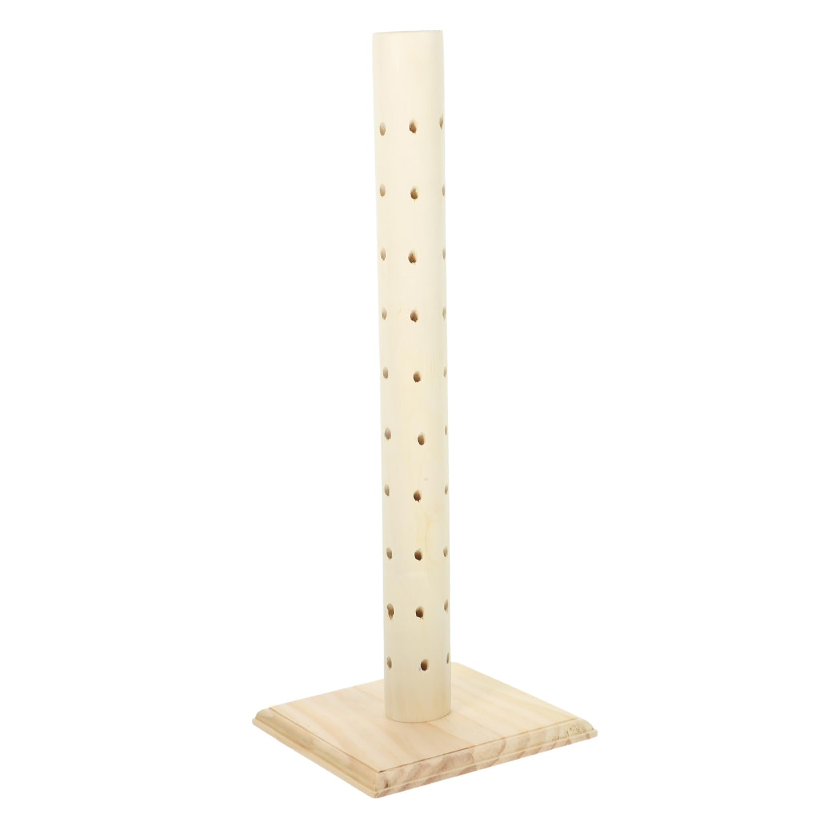 GRIRIW 1pc 48 Lollipop Display Stand Lollipop Storage Rack Treat Sticks Holder Cake pop Display Stand Lollipop Showing Stand Dessert Bar Display Rack Wood Lollipop Rack Wooden Shelves