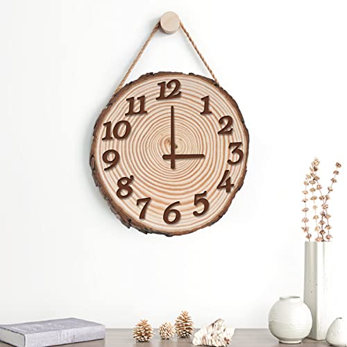 4 Pezzi Fette di Log Fette di Tronchi al Naturale