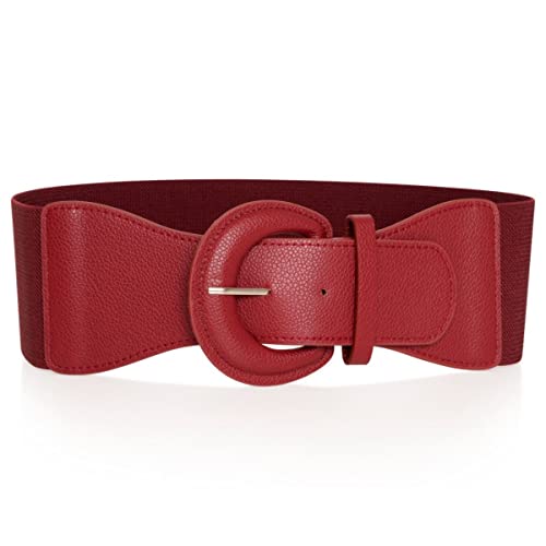 Ro Rox Raya Elasticated Nurse Belt Stretch Wide 50's Retro Vintage Waist Cincher