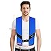 Automatic Inflatable Life Jacket|Life Vest for Adults|PFD Low Profile|Supports up to 330 lbs (BLUE-725)