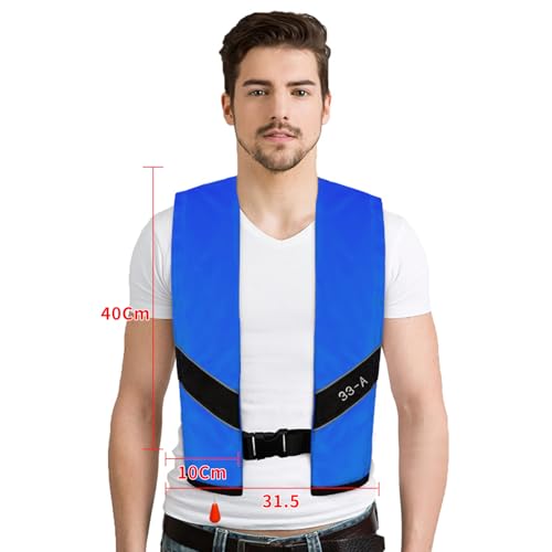 Image of Automatic Inflatable Life Jacket|Life Vest for Adults|PFD Low Profile|Supports up to 330 lbs
