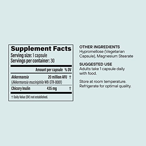 Pendulum Akkermansia Light - The Only Brand With Akkermansia | A Live Probiotic Supplement For Women And Men - Supports Glp-1, Improves Digestive Health, Includes Fiber #TOP5