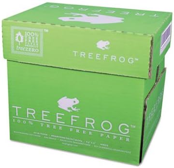 TreeFrog TFLTR10 Tree-Free Copy Paper, 20-lb, 8-1/2 x 11, 5000 Sheets/Carton