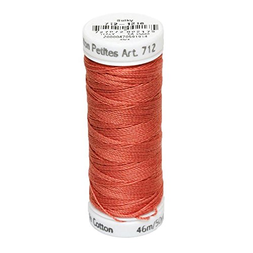 Fil de coton 12 W d'exception Sulky d'Amérique nuance érable moyen bobine de 45m