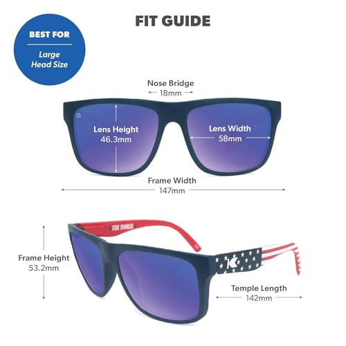 Image of Knockaround Large Polarized Sunglasses for Men & Women - UV400 Protection