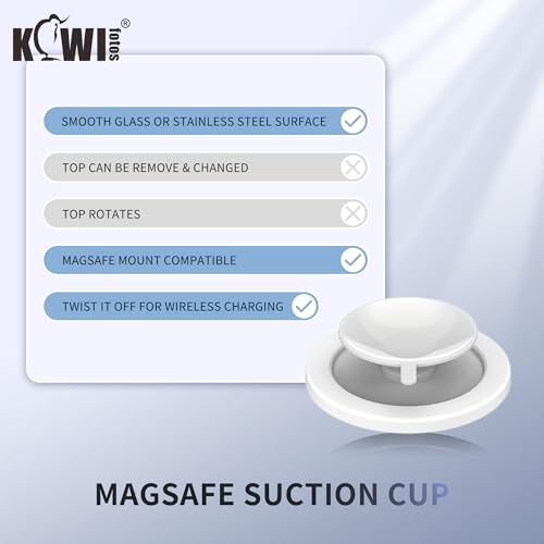 Silicone Suction Phone Case Magnetic Mount for iPhone 16 15 14 13 12 Mag Safe Case & All Phones - Image 2