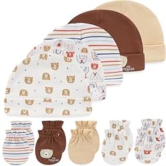 Orange Fox Gloves & Hat Set