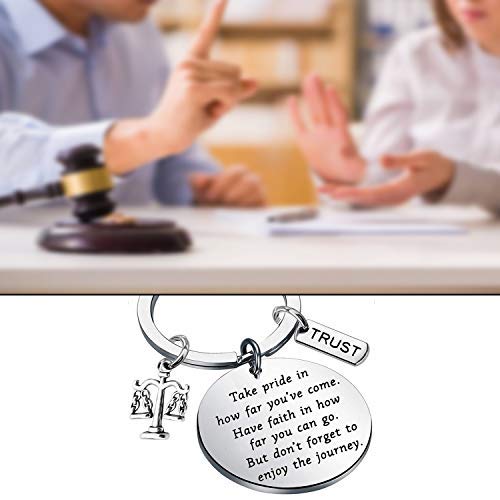 Portachiavi per avvocato e scuola, regalo di