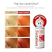 Red by Kiss Tintation Semi-Permanent Hair Color, Aloe Vera Water Based, Argan Oil, Olive Oil, Collagen & Keratin, Long-Lasting Color Dye (Sunset Orange, 5 Fl Oz)