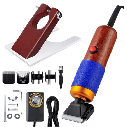 MAXMAN Carpet Trimmer with Shearing Guide Electric Rug Tufting Gun Carver Clippers Rug Trimmer Carpet Shaver Carpet Carving Tool for Sculpting Tufting Gun Rug 2 Blades (Excluding Oil)