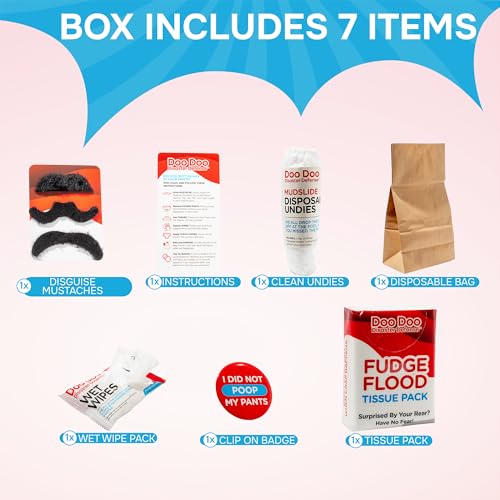 DR DINGUS Shart Kit | 7 Item Hilarious Prank Novelty Funny Gag Gift - image 2
