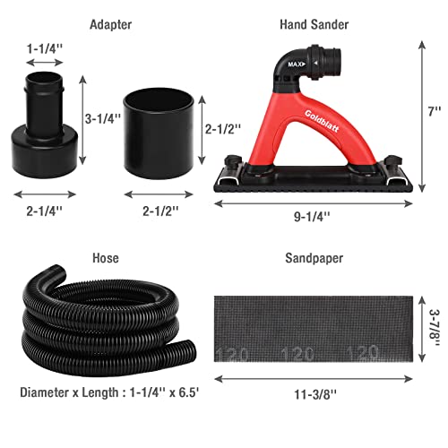 Goldblatt Dust-Free Hand Sander