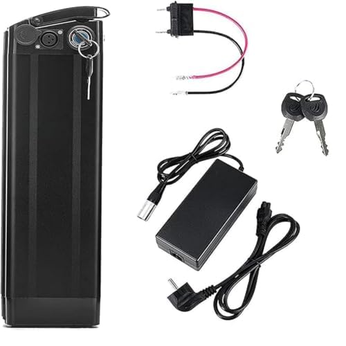 SDTYYP 36V 48V Ebike 15.6Ah 18Ah 21Ah Li-ion Battery, for 250W 350W 500W 750W 1000W Motor, Electric Bike Lithium Battery with Charge (36V 18AH)
