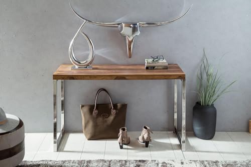 Finebuy Couchtisch 100x30x50 cm MDF Hochglanz mit Marmor Optik Weiß | Design Wohnzimmertisch Rechteckig | Lounge Beistelltisch Cube Tisch – Bild 5