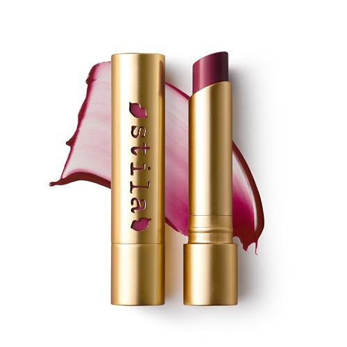 Stila Heavens Dew Honey Glow Balm Berry Rush | Hydrating Tinted Lip Balm with Honey Extract Maracuja Oil & Hyaluronic Acid | Smoothing & Nourishing Lip Care for Fuller Looking Lips