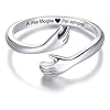 Bramart Anello da Donna A Mia Moglie in Argento Sterling 925 Regolabile Regalo Anniversario d'amore per Moglie Regali Matrimonio - Dimensione Regolabile Anelli - Cofanetto incluso